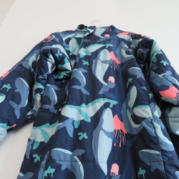 SELK BAG Recycled Deep Sea Sleeping Bag Suit Outdoor Gorpcore - Kid's Size L - Picture 12 of 16